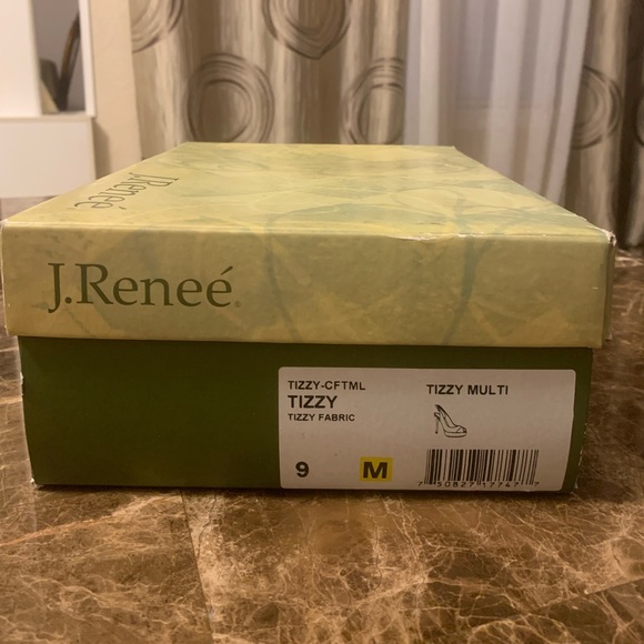 J.Reneé multi-colored heels Heels 4-1/8” heel sz 9m - Picture 13 of 13